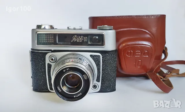ФЭД - 10 - rare film camera, снимка 5 - Фотоапарати - 55695342