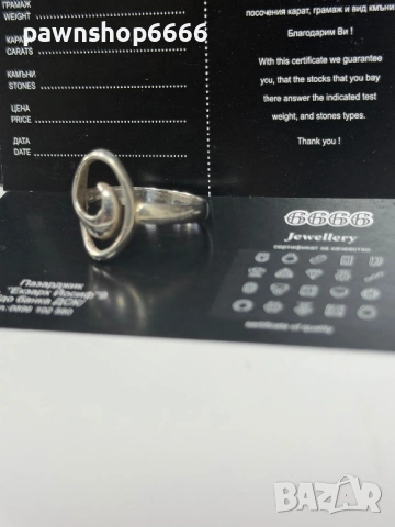 Сребърен пръстен 925 проба , снимка 4 - Пръстени - 54026478