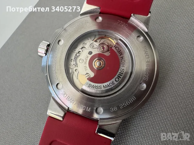 Часовник Oris Aquis 01 733 7730 4153-07 4 24 66EB Swiss Made, снимка 7 - Мъжки - 55571187