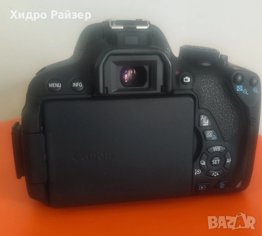 НОВ!! Canon EOS700D efs18-55, снимка 2 - Фотоапарати - 54212510