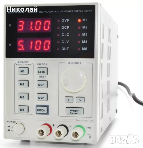Захранващ блок KORAD KA3005D, 30V, 5A с цифров дисплей (V/A)