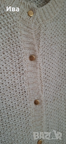 Плетена жилетка от вълна и алпака, снимка 4 - Жилетки - 54084637