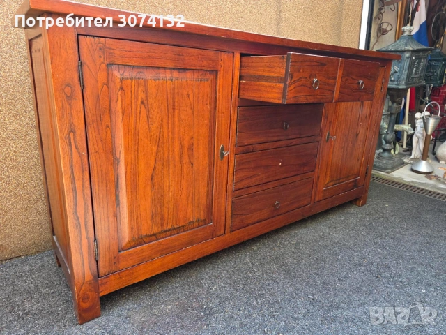 Контрабюфет изработен изцяло от дърво , снимка 3 - Бюфети - 54943825