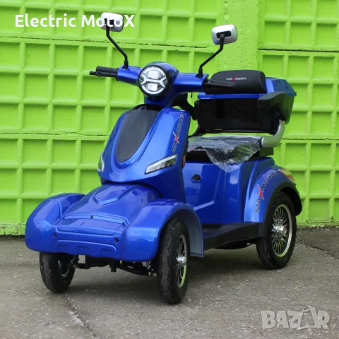 Електрическа четириколка с покрив  FM4 BLUE, 1500W, 60V, 20Ah, снимка 2 - Мотоциклети и мототехника - 55371577