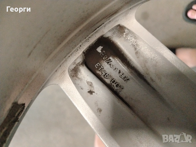 4бр.алуминиева джанта 19цола за Mercedes 5x112, снимка 8 - Гуми и джанти - 55025582