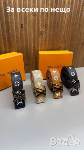 Louis Vuitton Колан Естествена Кожа С Кутия - Различни Цветове Код SK1618, снимка 5 - Колани - 54668286