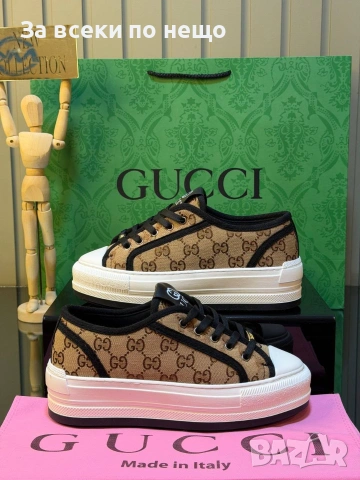 Gucci Дамски Маратонки👟Дамски Спортни Обувки Гучи - Различни Цветове Код A1560, снимка 9 - Маратонки - 55159309