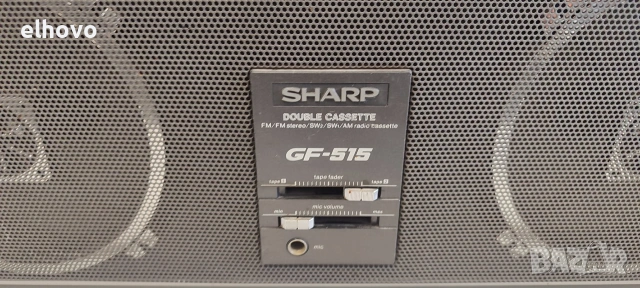 Радиокасетофон Sharp GF-515, снимка 9 - Радиокасетофони, транзистори - 55055860