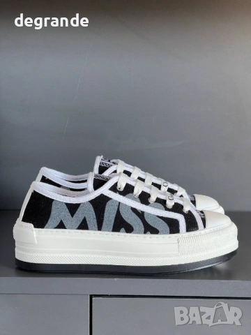 👟Дамски Маратонки Miss Dior Бяло и Черно , снимка 6 - Маратонки - 54791159