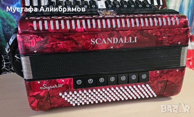 SKANDALLİ SUPER IV 120 баса, снимка 2 - Акордеони - 54127447
