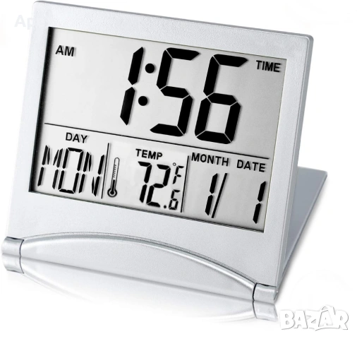 Светещ LED часовник на Ток. Дигитален Будилник. Електрически Настолни Светещи Часовници. Будилници, снимка 8 - Други - 54080051