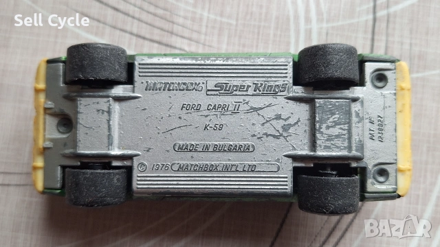 ✅БЪЛГАРСКА МЕТАЛНА КОЛИЧКА MATCHBOX FORD CAPRI II K-59❗, снимка 6 - Колекции - 55135392