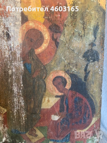 стара голяма икона, снимка 3 - Икони - 53955536