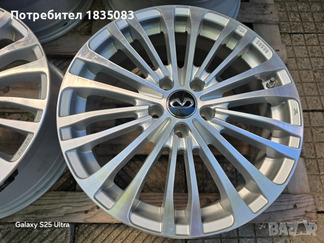 Лети джанти 18ки 5х112 Infiniti, снимка 6 - Гуми и джанти - 54478422