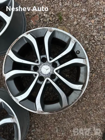 4бр. Алуминиеви джанти с датчици от Mercedes C W205 17 цола., снимка 5 - Гуми и джанти - 55579672