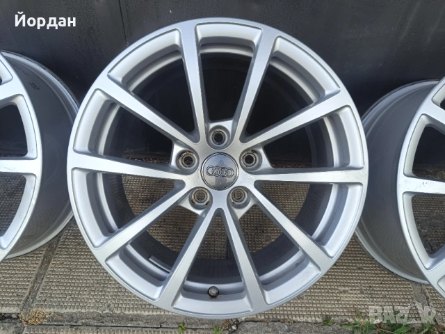 ОРИГИНАЛНИ джанти 17 ' цола 5x112 AUDI / АУДИ А4 А6 VW SKODA ET36, снимка 9 - Гуми и джанти - 54485957
