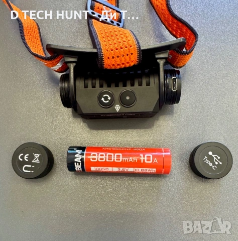 Acebeam H35 | Челник за широко панорамно осветяване | 5 ядра | Бяла и Червена светлина, снимка 8 - Къмпинг осветление - 54441494