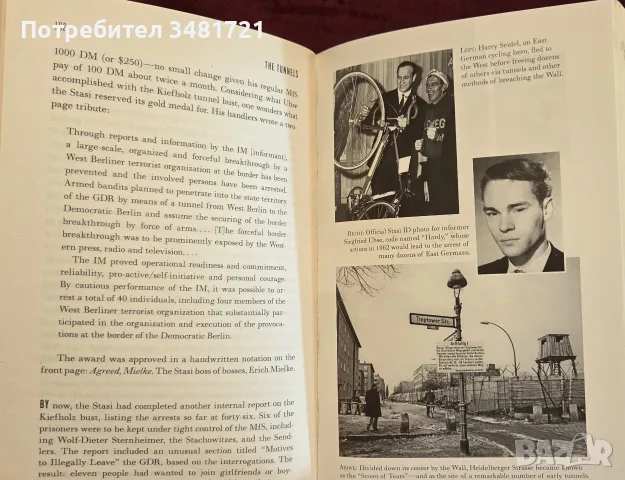 The Tunnels. The Untold Story of the Escapes Under the Berlin Wall, снимка 6 - История, политика и общество - 55362704