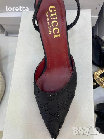 Gucci чехли с камъни , снимка 4 - Чехли - 54259810