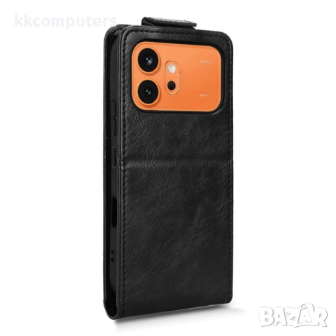 Вертикален Кожен Калъф за Honor 600 Pro 5G / 600 5G - Флип, Магнитен, Стойка, Слот за карта, 4 цвята, снимка 10 - Калъфи, кейсове - 54302975