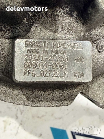 28231-2F750, 808031-0001 turbo Garrett, турбо компресор от Hyundai Santa Fe 2.2 CRDI, 200 ph, automa, снимка 2 - Части - 55062279