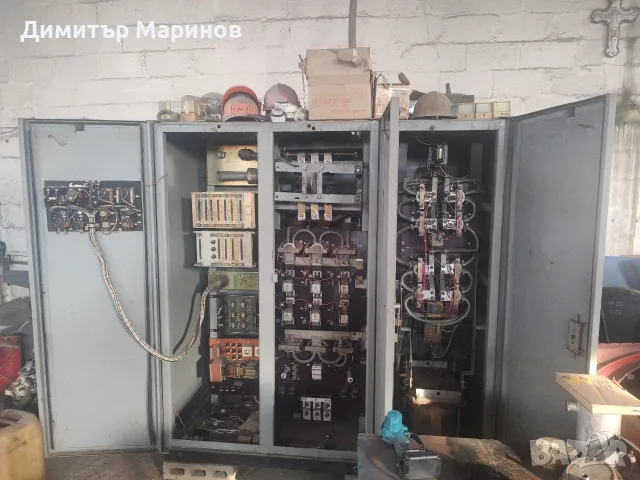 шкаф за управление на леярска пещ 160кг. с кондензатори батерии., снимка 3 - Други машини и части - 55337053