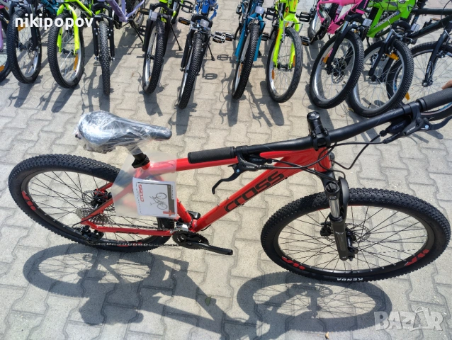 CROSS Велосипед 27.5" GRX 8 червен, снимка 6 - Велосипеди - 54645607