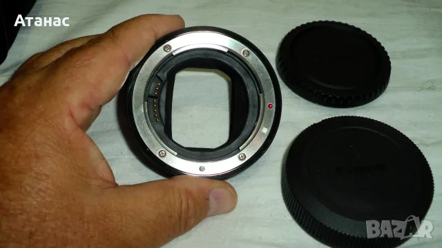 Преходник - адаптер за обективи CANON EF към CANON R, снимка 8 - Чанти, стативи, аксесоари - 41757344