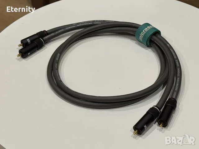 RCA кабел RESTEK High Definition Signal Cable (0.80м) – Made in Germany, снимка 3 - Ресийвъри, усилватели, смесителни пултове - 55588265