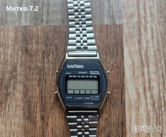 Buletronic Български електронен часовник, снимка 2 - Антикварни и старинни предмети - 54567642
