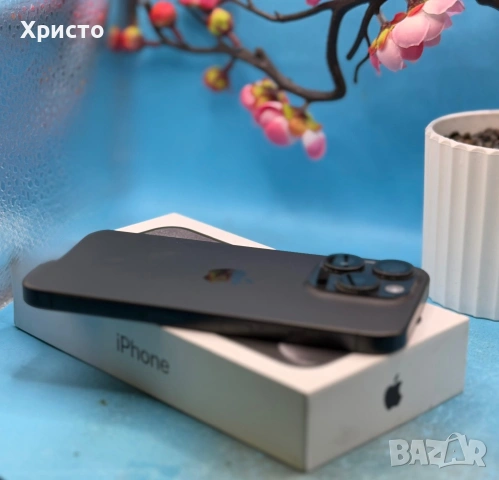 Apple iPhone 15 Pro, 256GB, 5G, Black Titanium  , снимка 4 - Apple iPhone - 55005497