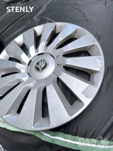 Оригинални тасове за Шкода Октавия 16 цола,Skoda 16", снимка 2 - Аксесоари и консумативи - 54759146