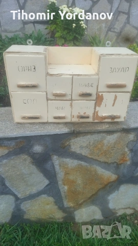 Шкаф за подправки., снимка 5 - Антикварни и старинни предмети - 54059710