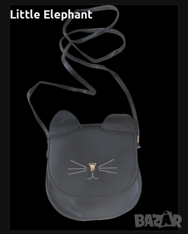 ​🐈 Очарователна Дамска Чанта „Коте“ – Черна