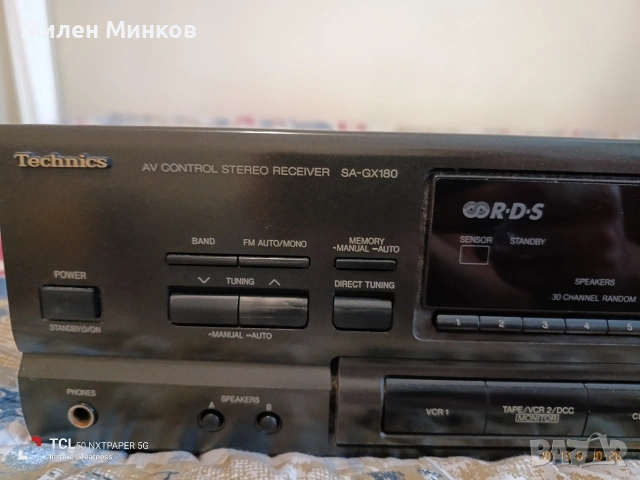 Technics SA-GX180E-K, снимка 2 - Ресийвъри, усилватели, смесителни пултове - 54857157