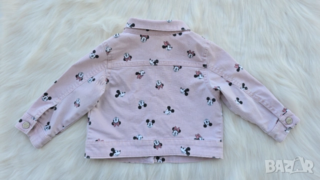 Детско дънково яке H&M Мини Маус 9-12 месеца, снимка 9 - Бебешки якета и елеци - 53856665