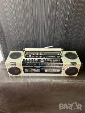 SANYO M-W24K VINTAGE RETRO BOOMBOX радио касетофон, снимка 5 - Радиокасетофони, транзистори - 55499373