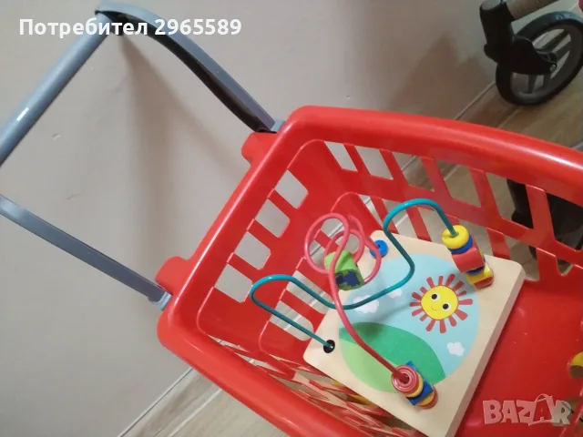 Сет занимателни играчки, количка за кукли, снимка 2 - Играчки за стая - 55505781