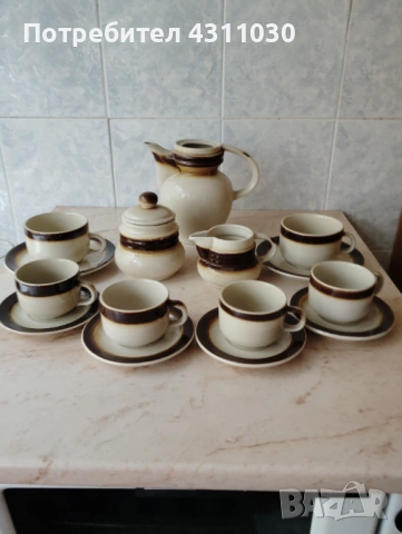 Два сервиз за кафе от 80-те години, снимка 13 - Сервизи - 54200259