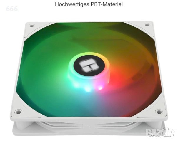 Thermalright TL-C14CW-S 14CM тих вентилатор, снимка 3 - Друга електроника - 54145751