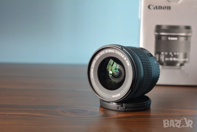 Обектив Canon EF-S 10-18mm f4.5-5.6 IS STM, снимка 3 - Обективи и филтри - 55030287