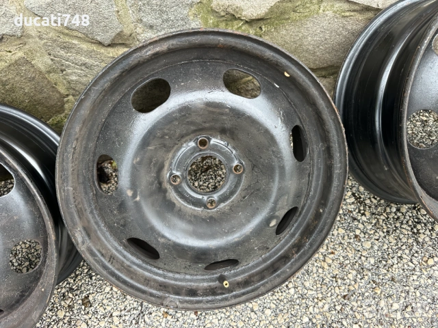 4бр. железни джанти 16" 4х108 - Citroen, Peugeot с тасове, снимка 6 - Гуми и джанти - 54655455