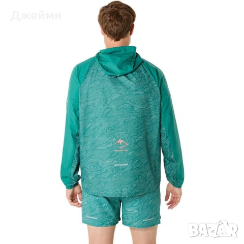 Мъжко яке ASICS FUJITRAIL PACKABLE WINDBREAKER, снимка 4 - Спортни дрехи, екипи - 54099104