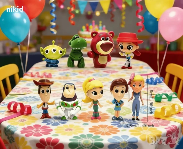 9 бр Toy Story Играта на играчките малки пластмасови фигурки PVC за игра и украса торта топери