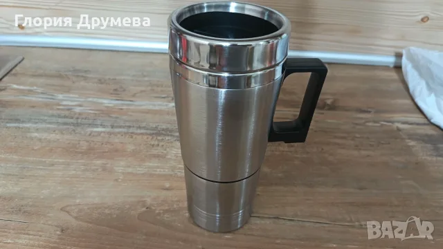 Електрически термус, 500 мл, 12V, издръжлива конструкция, бързо нагряване