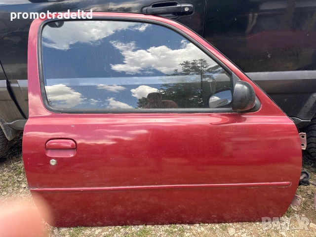 Лява дясна врата Нисан Микра К11 двуврата Nissan Micra K11 огледало огледала, снимка 2 - Части - 54958354