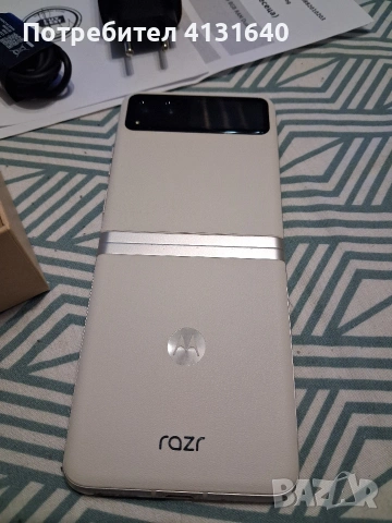 Moto Razr 40 5G 256GB 8GB RAM Cream, снимка 12 - Motorola - 54684546