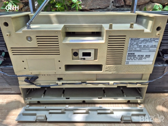 Радиокасетофон Sharp GF-780Z(S), снимка 8 - Радиокасетофони, транзистори - 55186810