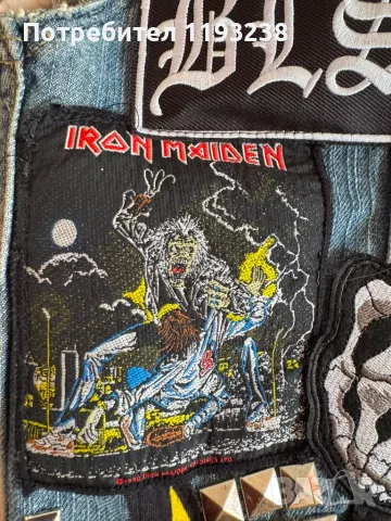 Battle Jacket(хеви метъл),Heavy metal елек(нашивки,значки), снимка 5 - Якета - 55015296