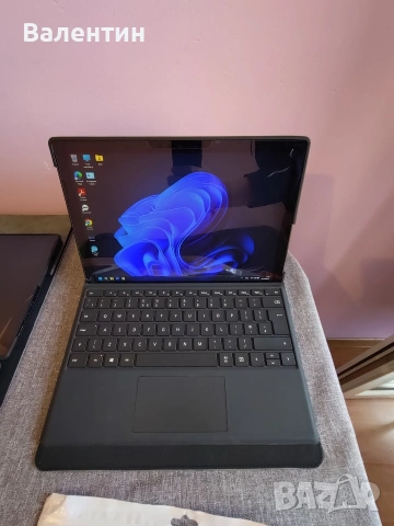 Microsoft Surface Pro 7 , i5-1035G4 CPU-8GB RAM-256GBSSD, С ПУКНАТО СТЪКЛО, всичко работи, КОМПЛЕКТ, снимка 4 - Лаптопи за работа - 52595364